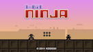 1-bit Ninja Title Screen Shot